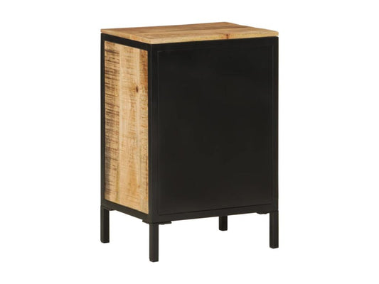 Armoire de salle de bain 40x30x60 bois massif manguier et fer 81995AMKK