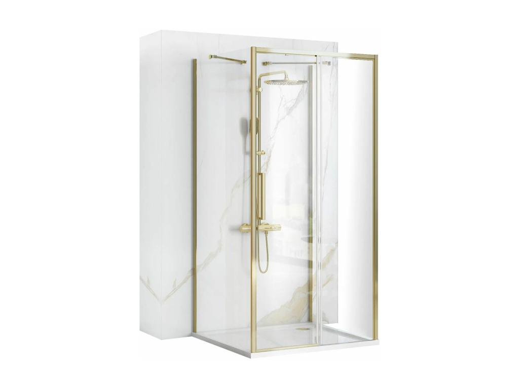 Cabine De Douche Murale Maisonpuretop Rapid Maisonpuretop 130x100 Or 89629NXEW