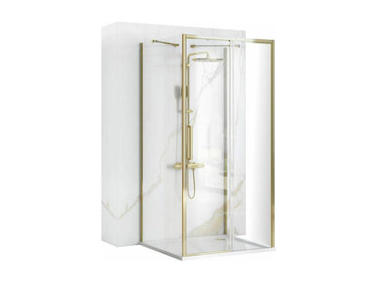 Cabine De Douche Murale Maisonpuretop Rapid Maisonpuretop 130x100 Or 89629NXEW