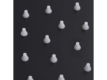 Pomme de douche pluie argenté 40x40x40 cm 02 0002075 72778BPYL