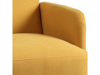 Maisonpuretop - Fauteuil Rembourré Tissu Jaune 43259NGLK