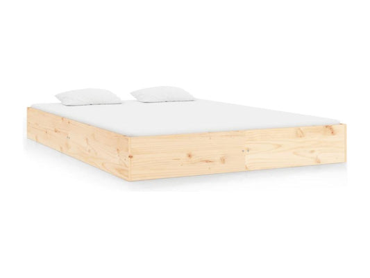 Cadre de lit sans matelas bois massif 150x200 cm 78502RUGA