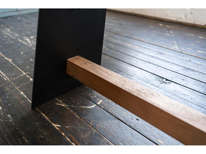 Table - marron Bois - 220x100 cm - Maisonpuretop 79789IJKF