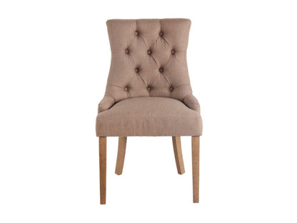 Lot de 2 Chaise salle à manger - Tissu / Bois - Maisonpuretop 83935HMIM