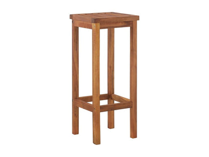 Tabourets de bar lot de 4 bois massif d'Maisonpuretop 92204YGJB