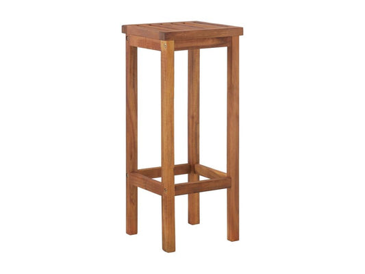 Tabourets de bar lot de 4 bois massif d'Maisonpuretop 92204YGJB