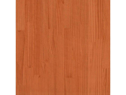 Cadre de lit marron 120x190 bois de pin massif 27371BDUG