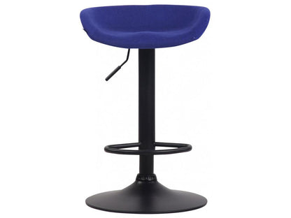 Tabouret de bar - Feutrine / Métal - Bleu - Anaheim 55656INYE