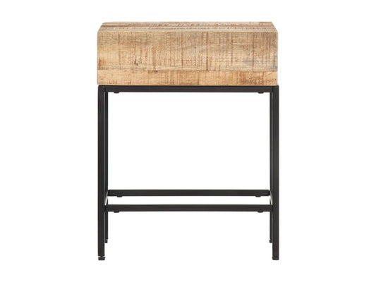 Table d'appoint 40x30x50 cm Bois massif de manguier brut 38802UVDA