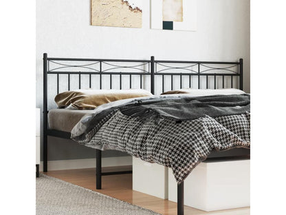 Tête de lit métal noir 200 cm 47735TXIQ