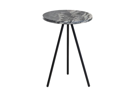 Bout de canapé en marbre gris Maisonpuretop 25781XYXL