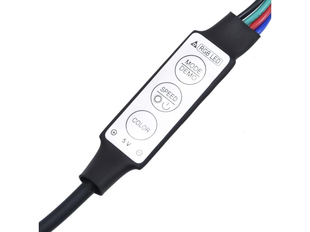 Cadre de lit avec Maisonpuretopères LED sans matelas 90x200 cm 12483MNMC