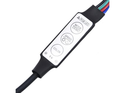 Cadre de lit avec Maisonpuretopères LED sans matelas 90x200 cm 12483MNMC