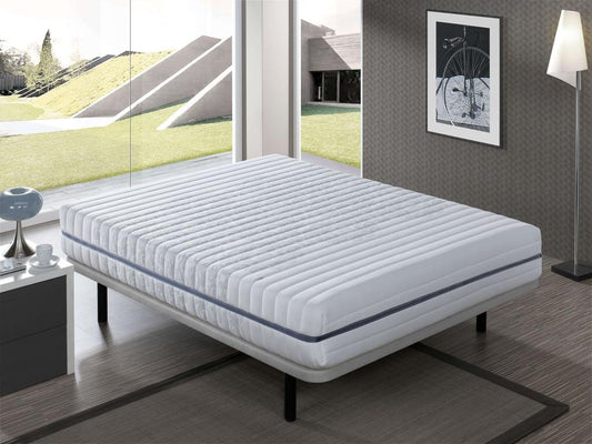 Matelas Ressorts Ensaches 140x190 PRINTEMPS INTENSE Epaisseur 25 CM Adaptable 7 zones de confort- Déhoussable 74239PVYF