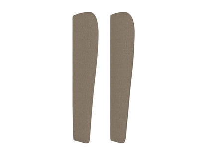 Tête de lit avec oreilles Maisonpuretop 163x23x118/128 cm Tissu 47213FVBD