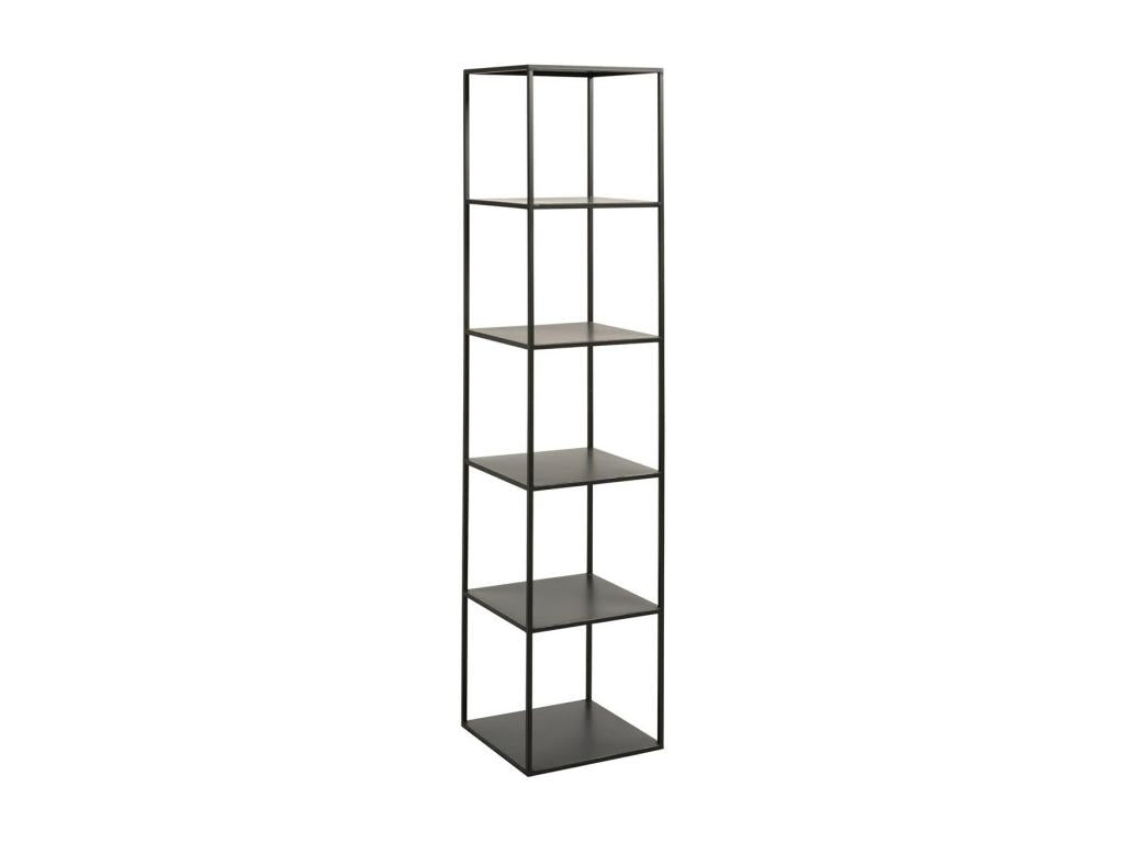 Etagère 6 Niveaux en Métal Artvivrestore 180cm Noir 49227RSOB