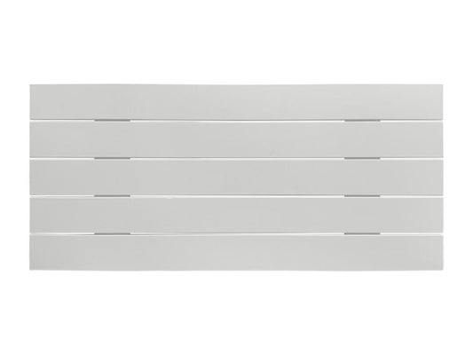 Artvivrestore Tête de Lit Bois Recyclé Dm Style Palette Horizontale 80x46cm Lits 80/90 - Blanc Massif 56014LHTR