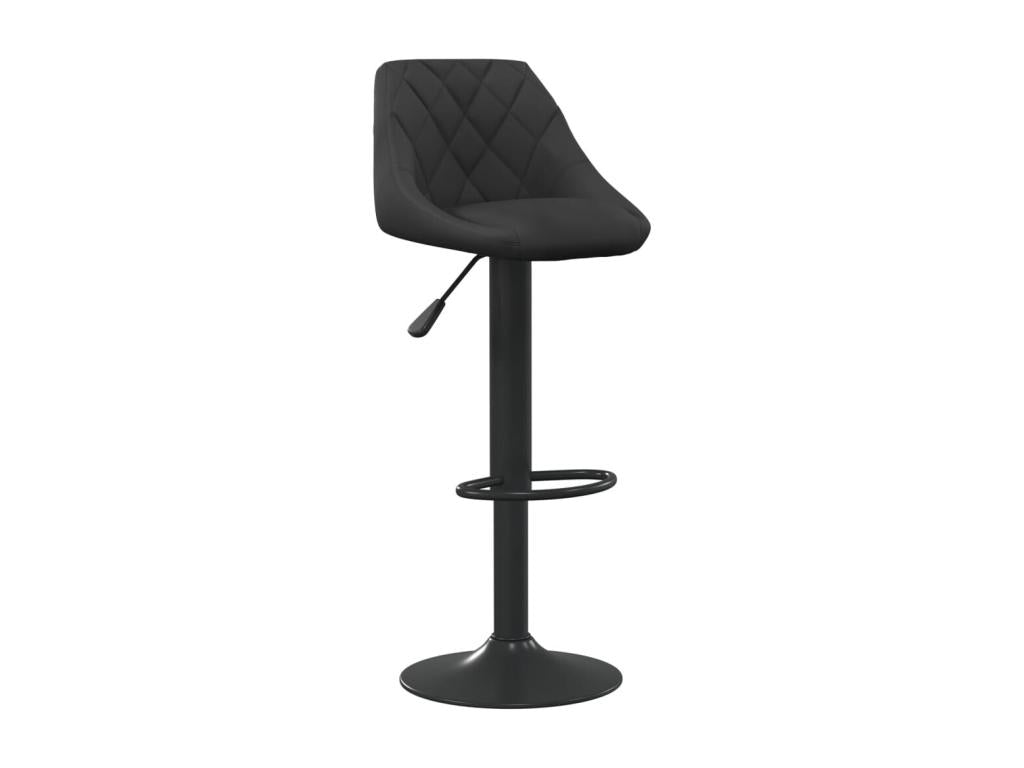 Tabourets de bar 2 pcs Noir Velours 10 52627VEJL