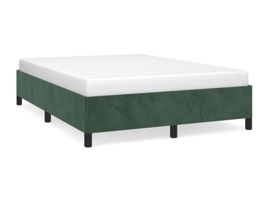 Cadre de lit Vert foncé 140x200 cm Velours 90340PFAP