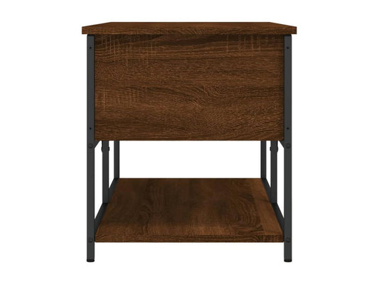 Banc de rangement chêne marron 100x42.5x47 bois d'ingénierie 62726MFXU