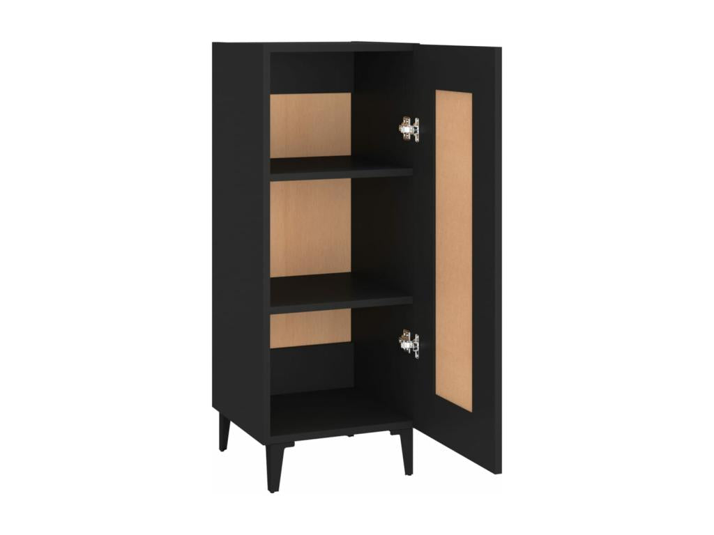 Buffet Noir 34,5x34x90 cm Bois d'ingénierie 20126DSGC