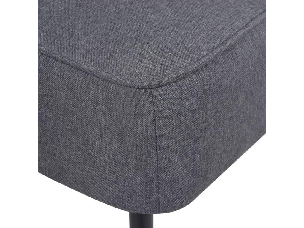 Fauteuil de cocktail Gris foncé Tissu 72676NAPM