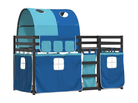 Lit superposé sans matelas 90x200 cm bois de pin massif 84043RDHU