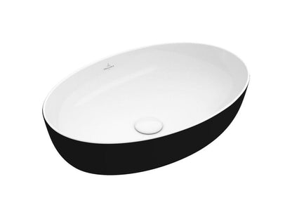 Vasque ovale à poser Maisonpuretop ET BOCH Artis Coal Black 66979EXVV