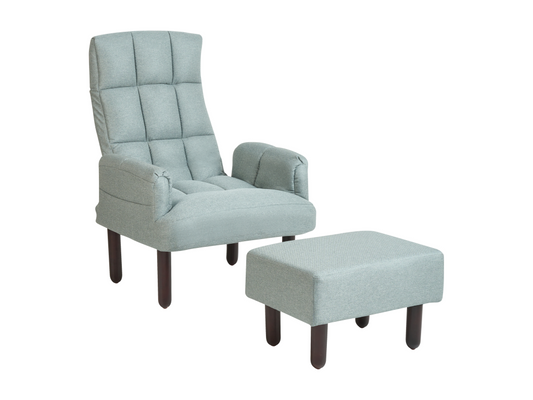 Fauteuil inclinable Artvivrestore Lin Vert menthe 70851TRWY