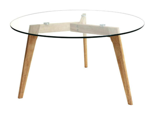 Maisonpuretop - Table Basse Ronde Plateau Verre 22861QBNM