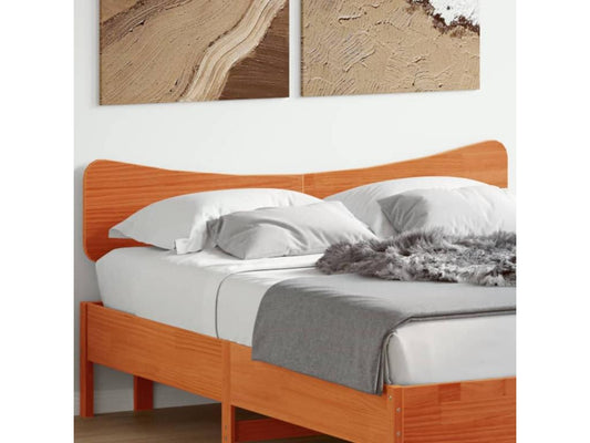 Tête de lit cire marron 160cm bois massif de pin 73139KADE