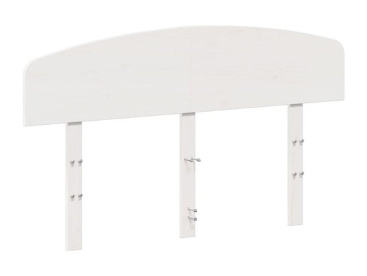 Tête de lit blanc 135cm bois massif de pin 89743NURO