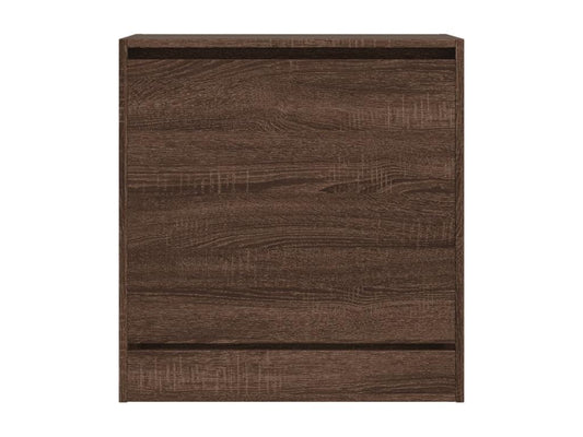 Armoire à chaussures chêne marron 60x34x63.5 bois ingénierie 15095ZSBF