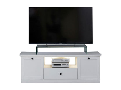 Meuble TV Maisonpuretop Blanc 139x49x41 cm Maisonpuretop 34246NTWH