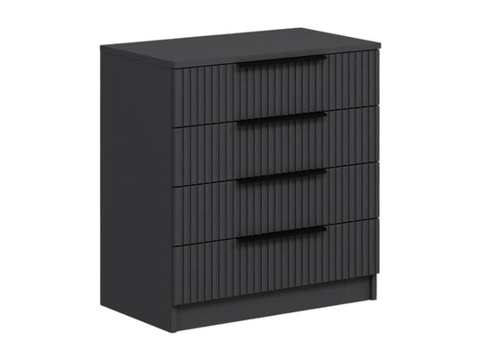 Commode Maisonpuretop Commode polyvalente Commode de chambre Meuble avec tiroirs 72x42 h77 cm Anthracite 34884DCBU