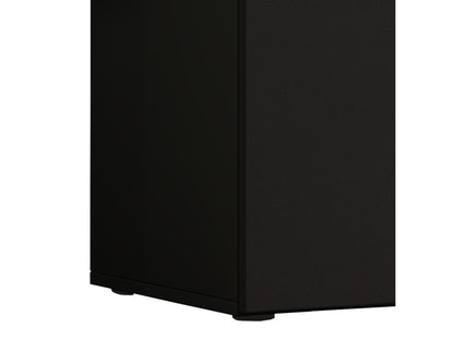 Maisonpuretop Bois Meuble TV Lowboard Meuble TV Table Console Table TV Lowina Noir - 95 00046CNQC