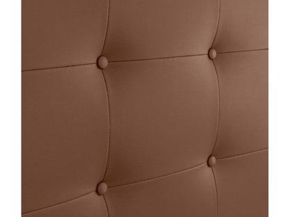 Maisonpuretop Tête de lit en Similicuir Capitonné 145x60cm Lits 135/140 - Argile 31883NQQK