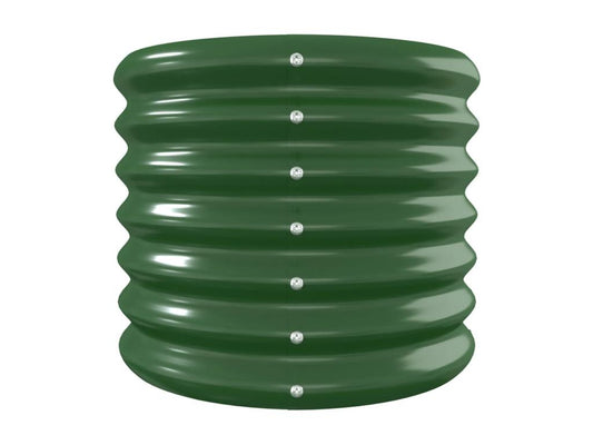 Lit surélevé de jardin Acier enduit de poudre 260x40x36 cm Vert 91070GLFU