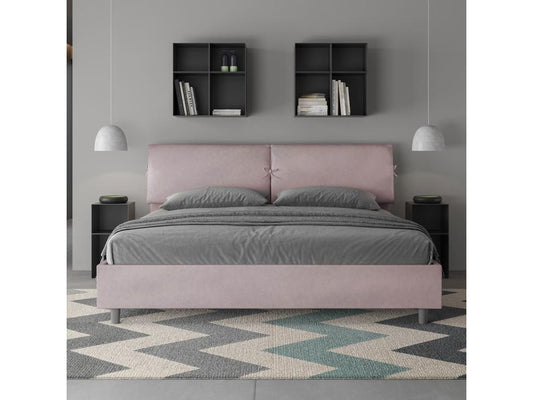 Lit Artvivrestore taille avec sommier rembourré 180x200 microfibre Artvivrestore 03517DQDK