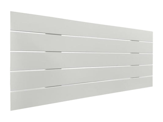 Artvivrestore Tête de Lit Bois Recyclé Dm Style Palette Horizontale 80x46cm Lits 80/90 - Blanc Massif 56014LHTR