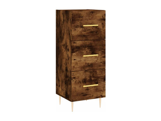 Buffet Chêne fumé 34,5x34x90 cm Bois d'ingénierie 80350THNZ
