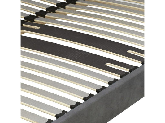 Maisonpuretop - Sommier à Assembler 140x190 Finition Gris Béton 67470WEKW