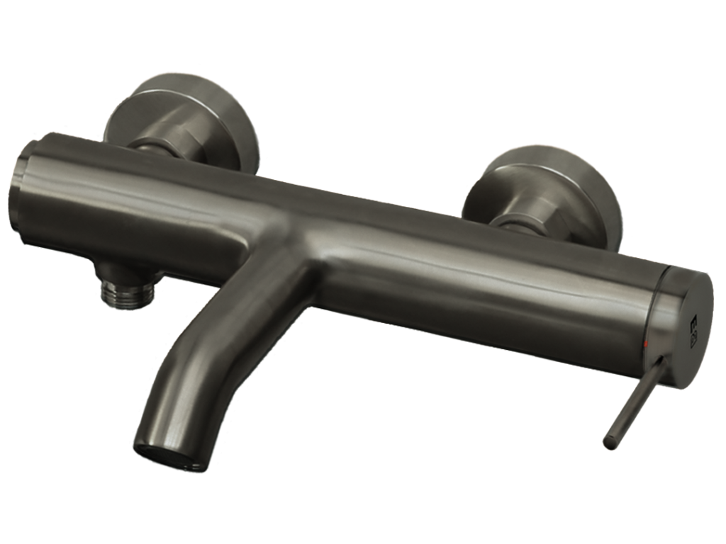 Maisonpuretop mitigeur bain-douche mécanique gris gun métal - Maisonpuretop 72723CRLB