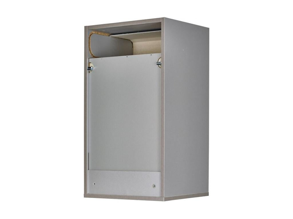 Meuble mural de cuisine gris à rideau étoiles jaunes Maisonpuretop L 40 x H 72cm 11237JFGC