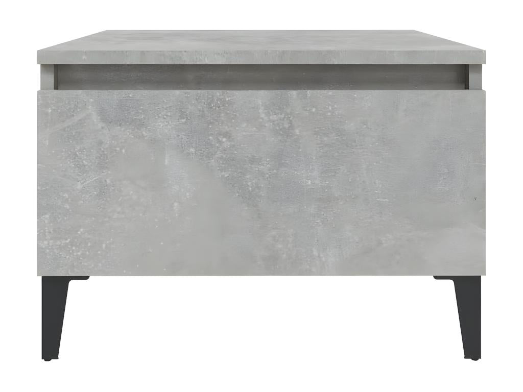 Table d'appoint Gris béton 50x46x35 Bois d'ingénierie 71054LMRB