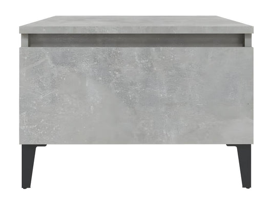 Table d'appoint Gris béton 50x46x35 Bois d'ingénierie 71054LMRB