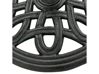 Maisonpuretop Premium - Socle de parasol Vert 40x40x32 cm Fonte 62402UWBL