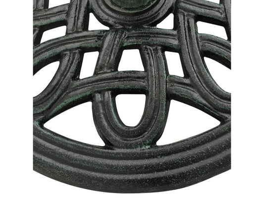 Maisonpuretop Premium - Socle de parasol Vert 40x40x32 cm Fonte 62402UWBL