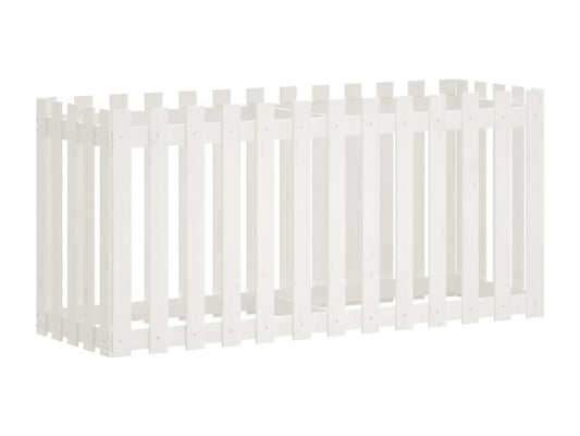 Lit surélevé de jardin design de clôture 150x50x70cm pin massif 01514CXRX