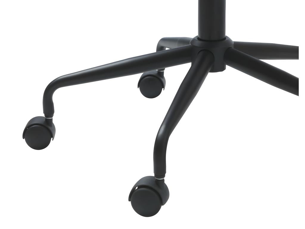 Maisonpuretop - Chaise de bureau en plastique et métal Couleur - Gris 66668AWNS